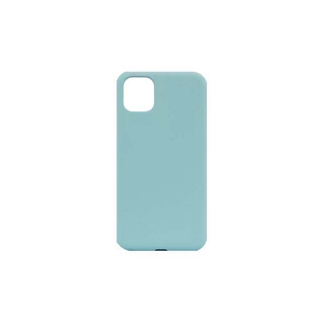 iPhone 15 Plus Silicone Phone Case - Mist Blue