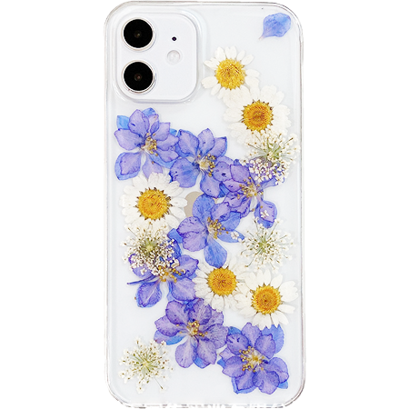 iPhone 7/8/SE2020 Dry Flower Phone Case - Purple
