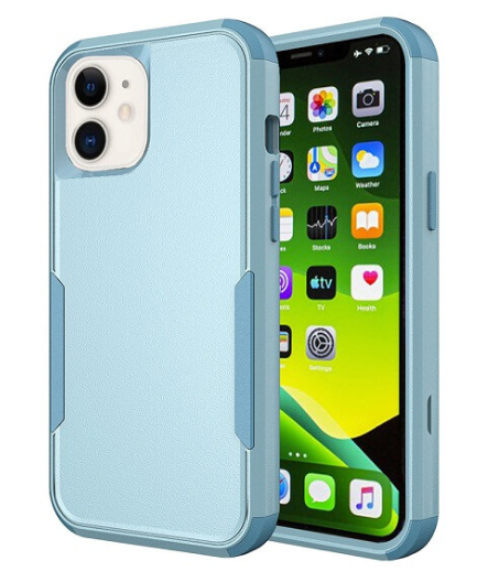 iPhone 12 mini Fortess Phone Case - Mint