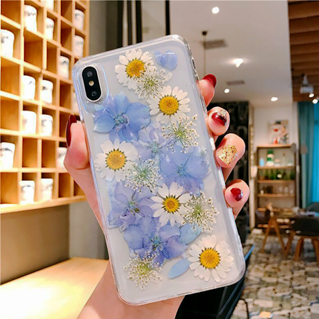 iPhone 11 Pro Max Dry Flower Phone Case - Purple