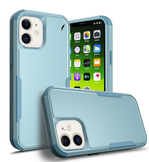 iPhone 12 mini Fortess Phone Case - Mint