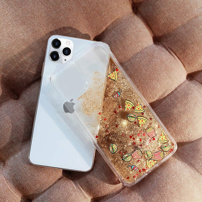 iPhone X/Xs Liquid Sand Phone Case - Food