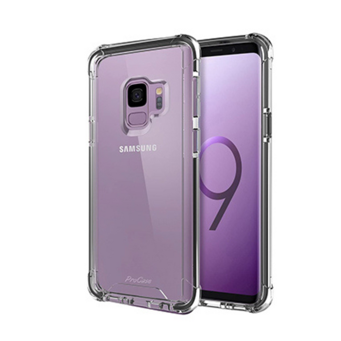 S9Plus Clear Phone Case Cover - Clear