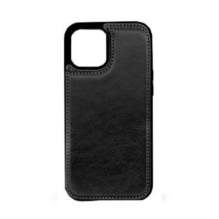 iPhone 12/12 Pro Back Slot Phone Case - Black