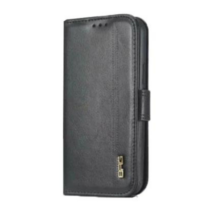 iPhone Xs Max BRG Wallet Phone Case Cover - Black