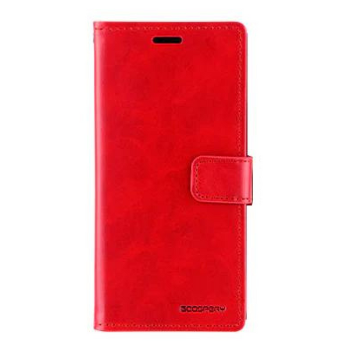 iPhone X/Xs Bluemoon Dairy Phone Case Cover - Red