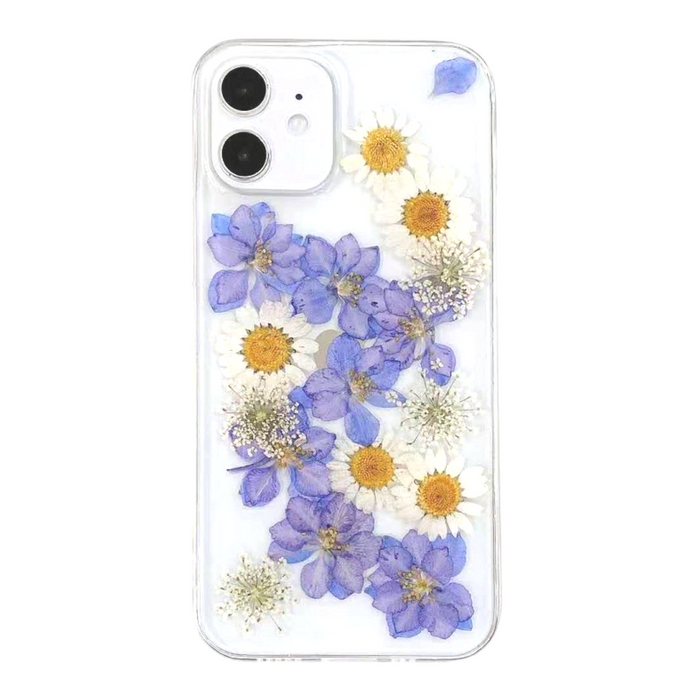 iPhone 13 Dry Flower Phone Case - Purple