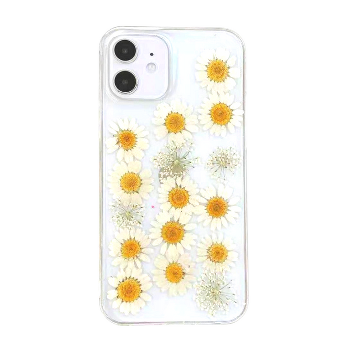 iPhone X/Xs Dry Flower Phone Case - Pink