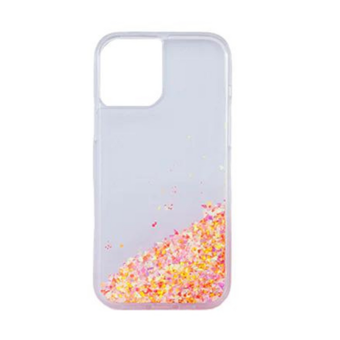 iPhone 12 Pro Max Liquid Sand Phone Case - Pink