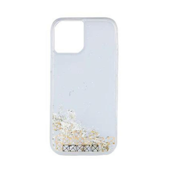 iPhone 13 Pro Max Liquid Sand Phone Case - Silver