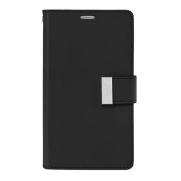 iPhone 12/12 Pro Rich Dairy Phone Case Cover - Black