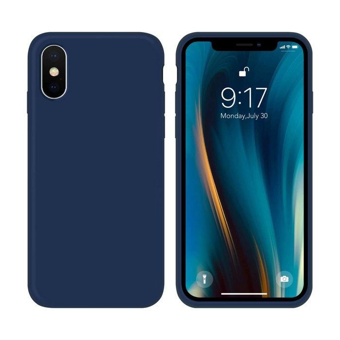 iPhone XR Silicone Phone Case - Navy