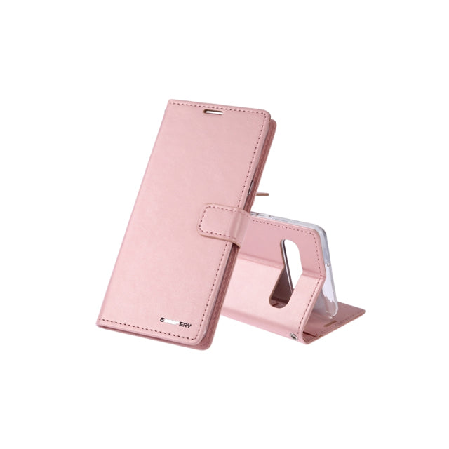S20Plus Bluemoon Dairy Phone Case Cover - Rose Gold