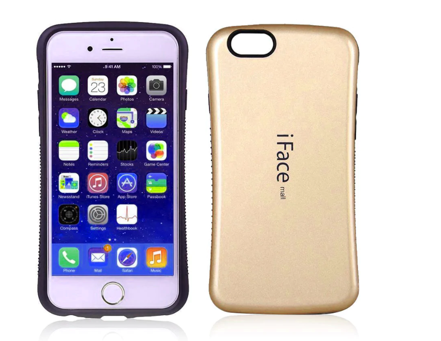 iPhone 7Plus/8Plus iFace Phone Case - Gold