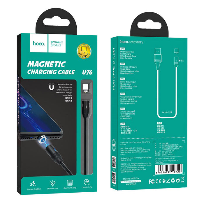 Magnetic  Type - C Cable