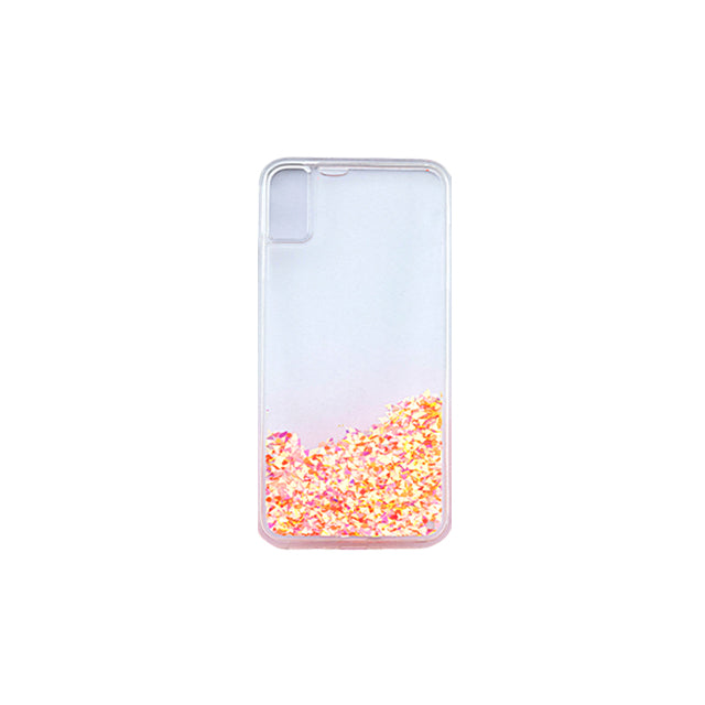 iPhone Xs Max Liquid Sand Phone Case - Pink