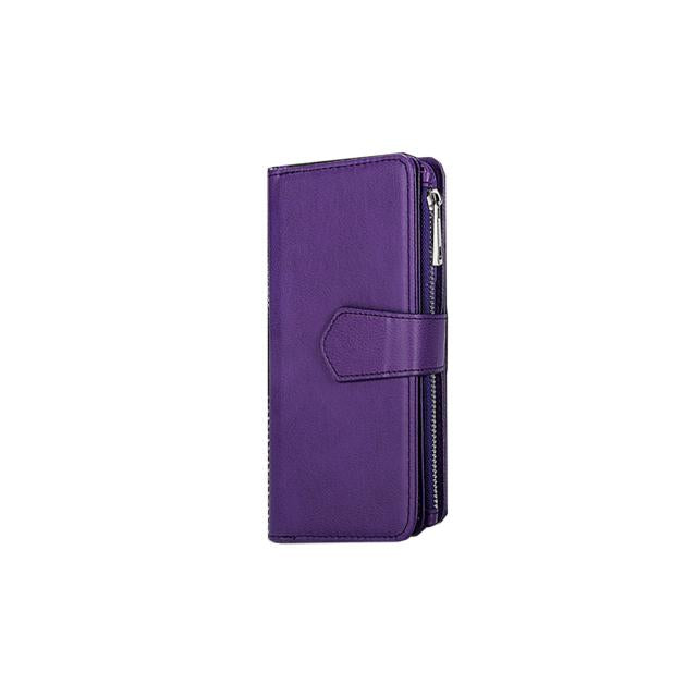 iPhone 13 Katu Wallet Phone Case Cover - Purple