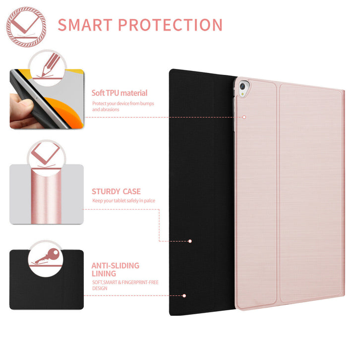 iPad 10.2/Pro10.5/Air 3 Keyboard Case Cover - Rose Gold