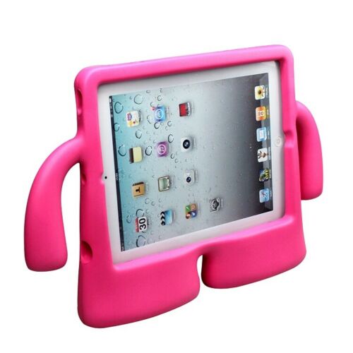 iPad 9.7, iPad Air1  Kids Heavy Duty Case Cover - Pink